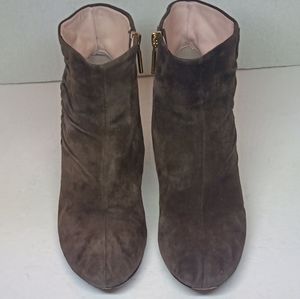 Taryn Rose Dinah Brown Suede Ankle boots 8M